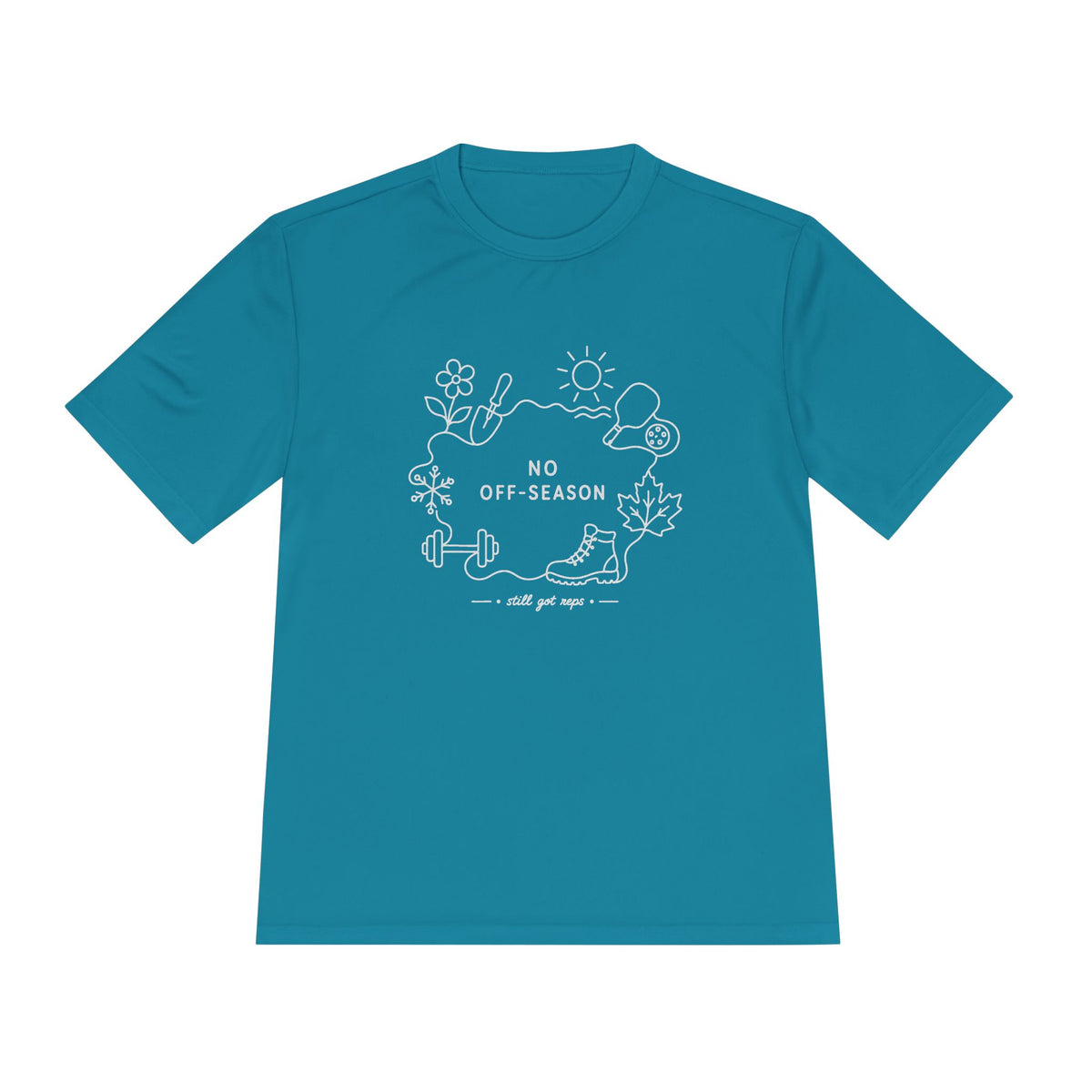 No Off Days Line Art Dry Fit T-Shirt