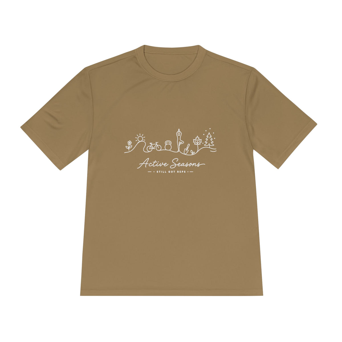 Active Seasons Line Art Dry Fit T-Shirt