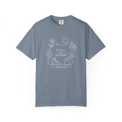 Adventure Series: Still in Season T-Shirt — Minimal Line Art Nature Graphic Tee