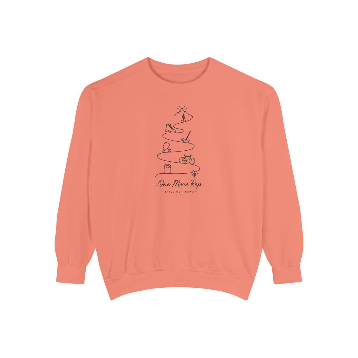 Athletic Longevity Pullover | One More Rep Graphic Sweatshirt | Active Aging Top