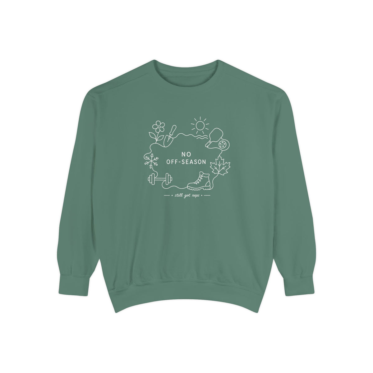 Athletic Longevity Pullover | No Off Season Graphic Sweatshirt | Active Aging Top