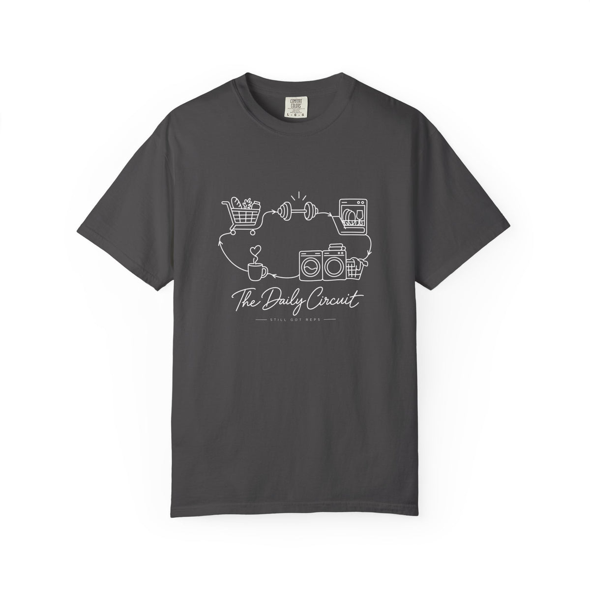 Daily Circuit Household Routine Line Art T-Shirt