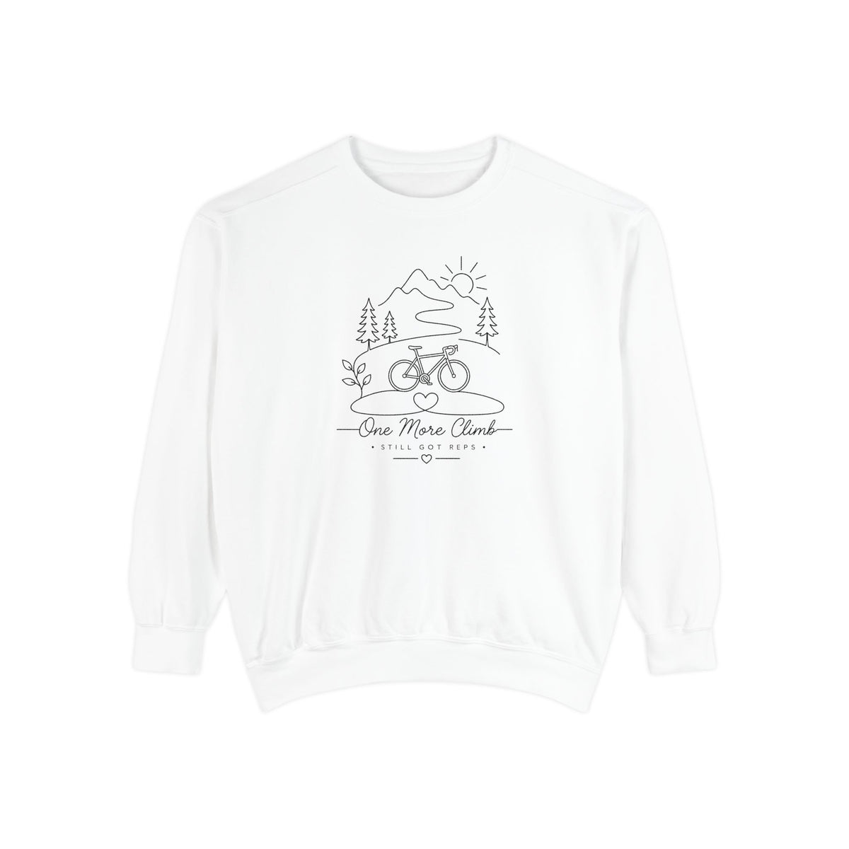 Inspirational Heritage Pullover | One More Climb Graphic Sweatshirt | Active Lifestyle Top