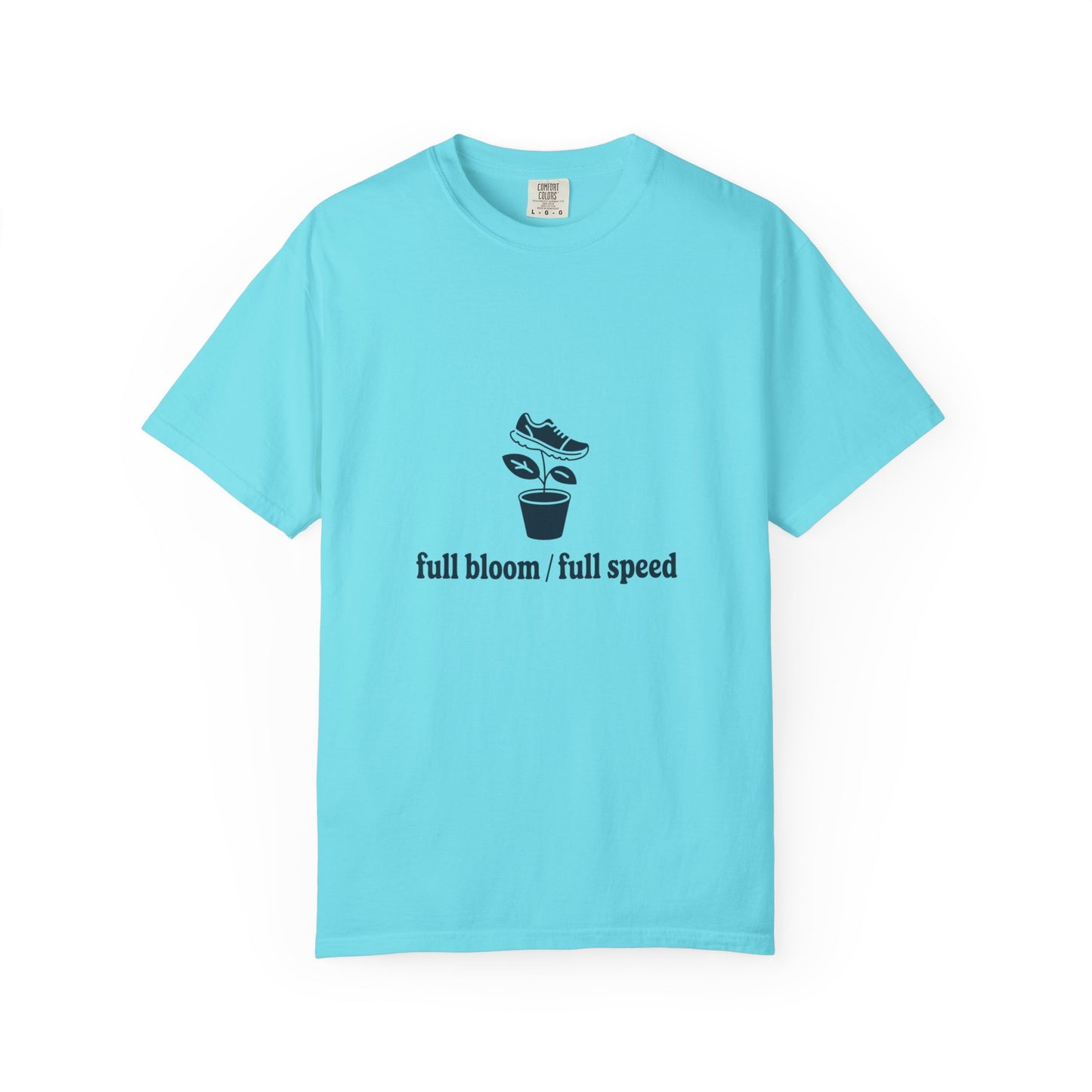 Full Bloom / Full Speed T-Shirt — Plant & Sneaker Graphic Tee