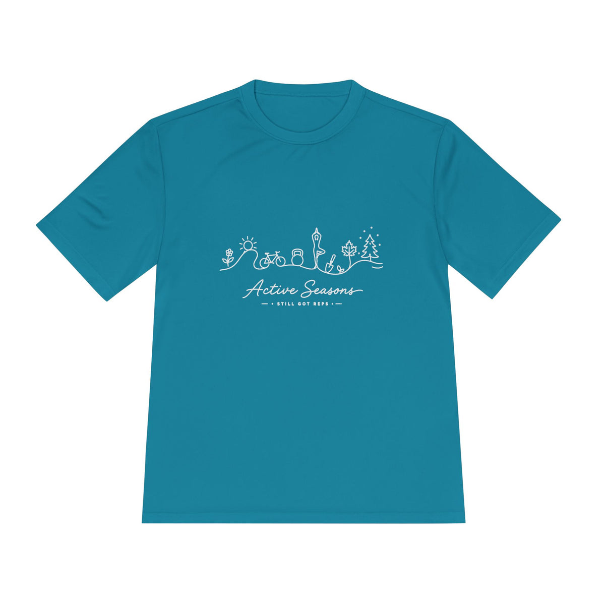 Active Seasons Line Art Dry Fit T-Shirt