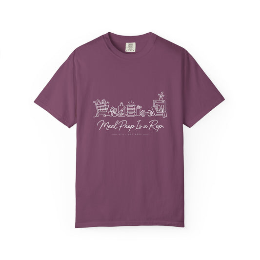 Meal Prep Is a Rep Line Art T-Shirt