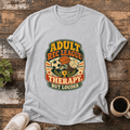 Adult Rec League T-Shirt — 'Therapy But Louder' Retro Sports Tee