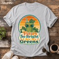T-Shirt — "Future So Bright I Ate My Greens" Retro Veggie Graphic Tee